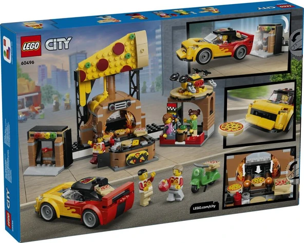 LEGO City 60496 Pizza Delivery Experience - Resim 2