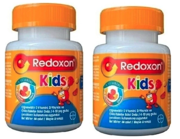 Redoxon Kids Çiğneme 60 Tablet 2'li ürün görseli 1