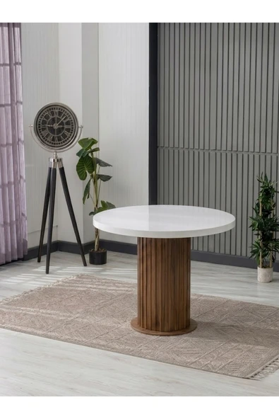 AURA YUVARLAK BOHEM 90X90 MDF MASA ürün görseli 1