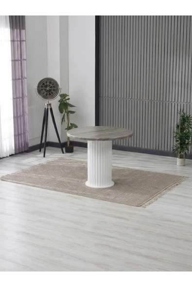 AURA YUVARLAK BOHEM 90X90 MDF MASA ürün görseli 1
