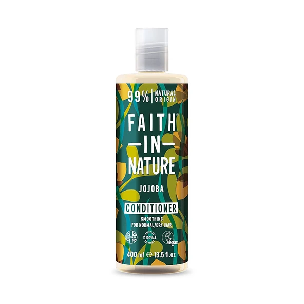 Faith İn Nature Pürüzsüzleştirici Saç Bakım Kremi %99 Doğal İçerikli Jojoba 400 ml ürün görseli 1