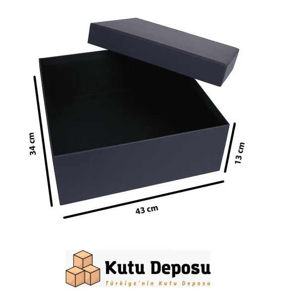 34x43x13 cm Hediye Kutusu – Lacivert ürün görseli 1