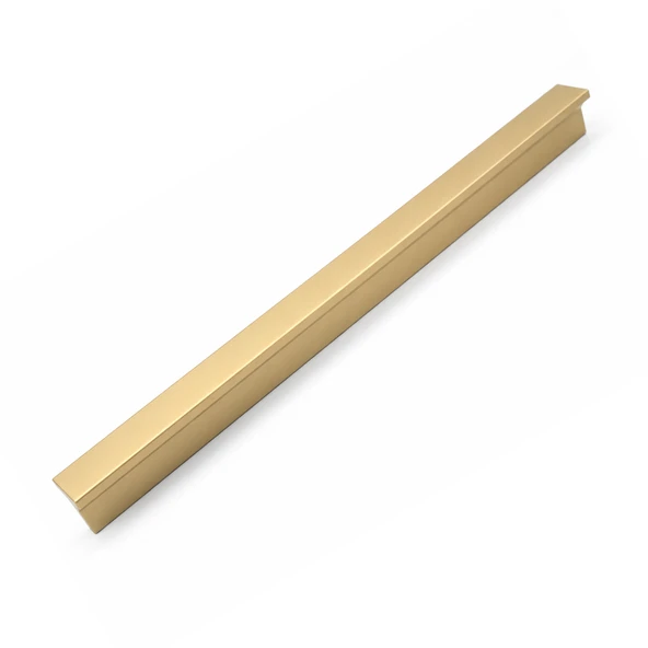 Özen 160 mm 16 cm Mat Sarı Metal Mobilya Kulpu Uzun Çekmece Dolap Kapak Mutfak Dolabı Kulbu ürün görseli 1