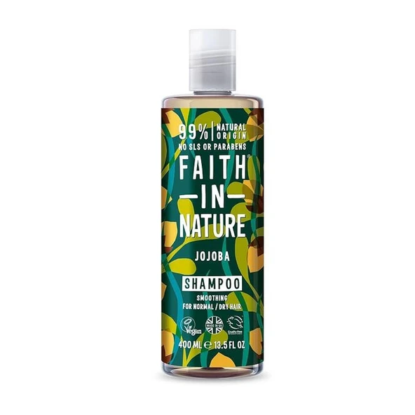 Faith İn Nature Pürüzsüzleştirici Şampuan %99 Doğal İçerikli Jojoba 400 ml ürün görseli 1