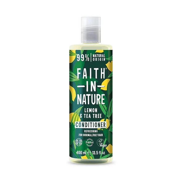 Faith İn Nature Ferahlatıcı Saç Bakım Kremi %99 Doğal İçerikli Limon & Çay Ağacı 400 ml ürün görseli 1