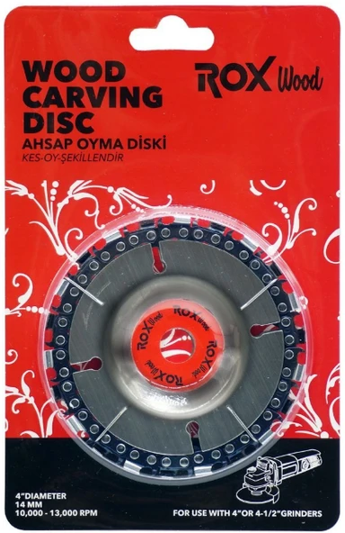 Rox Wood Ahşap Oyma Disk 115 mm 153ROX1154 ürün görseli 1