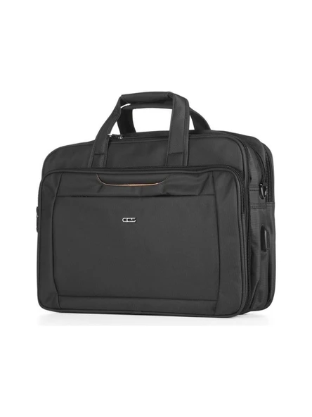 Ççs 71241 Siyah Kumaş Laptop Bölmeli Evrak Çantası ürün görseli 1