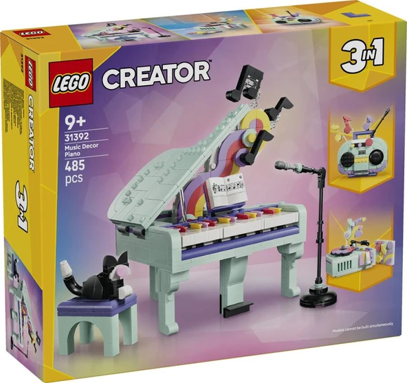 LEGO Creator 31392 Music Décor Piano ürün görseli 1