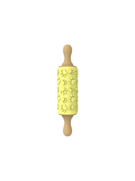 Childgen Mini Kar Desenli Merdane - Sarı ürün görseli 1