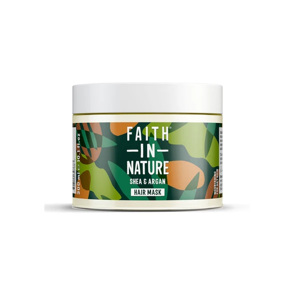 Faith İn Nature Besleyici Saç Bakım Maskesi %99 İçerikli Shea & Argan 300 ml ürün görseli 1