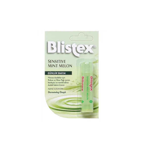 Blistex Sensitive Mint Melon Günlük Bakım Nane Kavun Aromalı Dudak Bakım Kremi 4.25 g ürün görseli 1