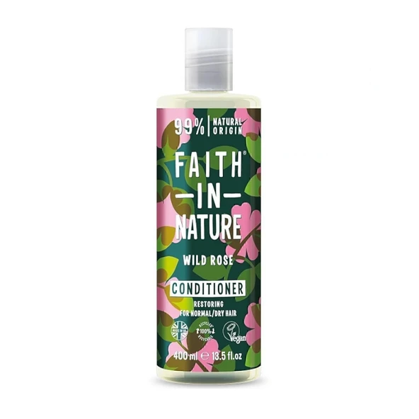 Faith İn Nature Onarıcı Saç Bakım Kremi %99 Doğal İçerikli Yabani Gül 400 ml ürün görseli 1