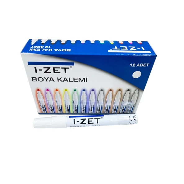 I-zet Paint Marker Kalem Beyaz 12 Adet ürün görseli 1