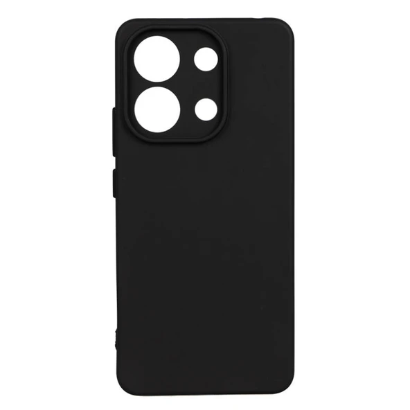 Mobify Mobil Aksesuarda Devrim Redmi Note 13 4G İle Uyumlu Kılıf Esnek Yapılı Yumuşak Dokulu Premium Kapak MLK/Biye Siyah ürün görseli 1