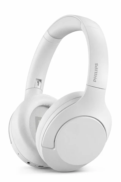 Philips TAH8506WT/00 Bluetooth Kablosuz Kulak Üstü Kulaklık, 60 Saat, Çok Noktalı Bağlantı, Beyaz ürün görseli 1