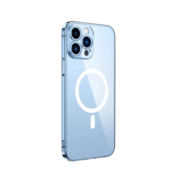 Mobify Mobil Aksesuarda Devrim iPhone 11 Pro Magsafe Kılıf İnce ve Sert Yapılı PC Silikon Kapak MLK/London Şeffaf ürün görseli 1