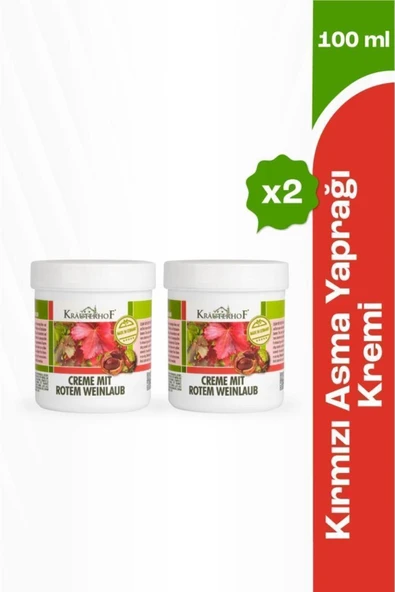 Krauterhof Kırmızı Asma Yaprağı Bacak Jeli 100 ml 2 Adet ürün görseli 1
