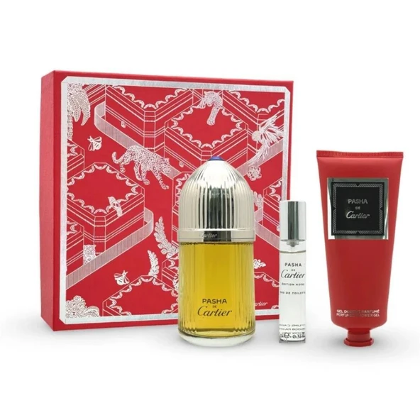 Cartier Pasha Set Edp 100ml+100ml BL+10ml EDP ürün görseli 1