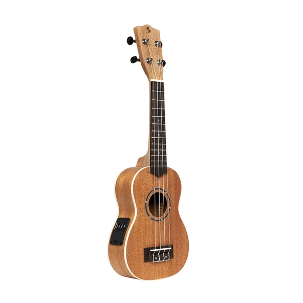 STAGG UC-30E ELEKTRO AKUSTIK UKULELE  (COCNERT) + GIGBAG ürün görseli 1