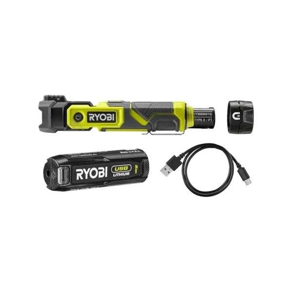 Ryobi RLP4-120G Tek Akülü El Feneri 2.0Ah 4V Li-Ion - 5133006131 ürün görseli 1