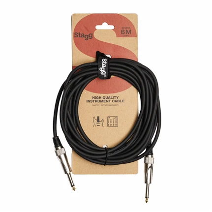 STAGG SGC6DL DELUXE ENSTRUMAN KABLOSU 6 METRE ürün görseli 1