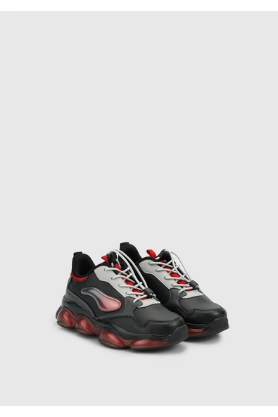 Siyah Erkek Çocuk Sneaker - Resim 2