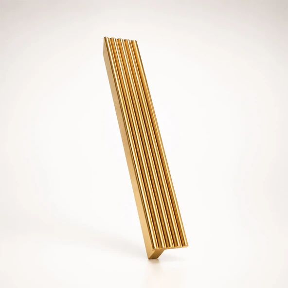 Özen 320 mm 32 cm Çizgili Bronz Metal Mobilya Kulpu Uzun Çekmece Dolap Kapak Mutfak Dolabı Kulbu ürün görseli 1