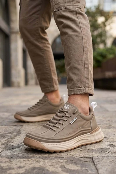 Buldozer 261437 Erkek Klasik Sneaker Haki ürün görseli 1