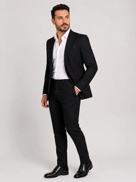 Erkek İtalyan Kesim Yarım Astar Blazer Ceket Klasik ve Modern Şıklık - 7731 ürün görseli 1