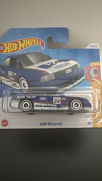 Hot Wheels Audi 90 Quadro Mavi Beyaz ürün görseli 1