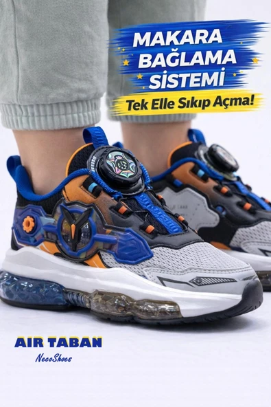 MAKARA BAĞCIKLI ERKEK ÇOCUK SNEAKER, ULTRA RAHAT COMFORT TABAN, HAVA ALABİLİR-2196 ürün görseli 1