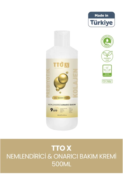 TTO X NEMLENDİRİCİ VE ONARICI SAÇ KREMİ 500 ML ürün görseli 1