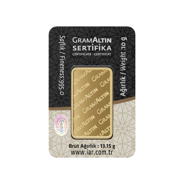 10 gr 24 Ayar İAR Gram Altın - Resim 2