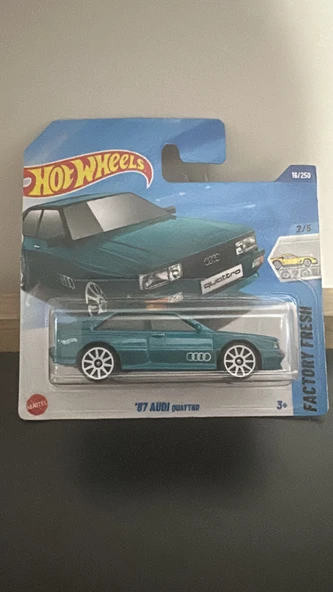 Hot Wheels 87 Audi Quatro Yesil ürün görseli 1