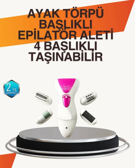 Nevamel 4 Fonksiyonlu Epilasyon ve Tırnak Bakım Makinesi ürün görseli 1