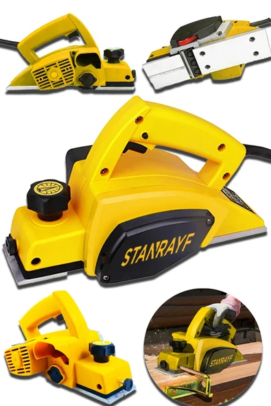 stanrayf Alman 8500 W Motor Korumalı Otomatik Çelik Şanzıman Çift Bıçaklı Planya Rende Makinesi ürün görseli 1
