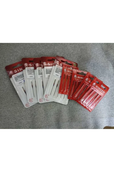 SİNGER Singer Dikiş Makinesi İğnesi  14 Numara 1paket(5adet) beyaz ürün görseli 1