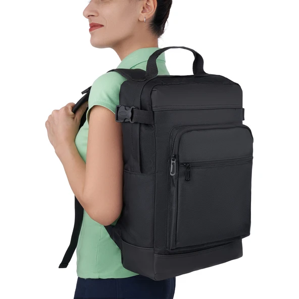 Idabag Backpack Elegance Sırt Çantası Siyah - Resim 8