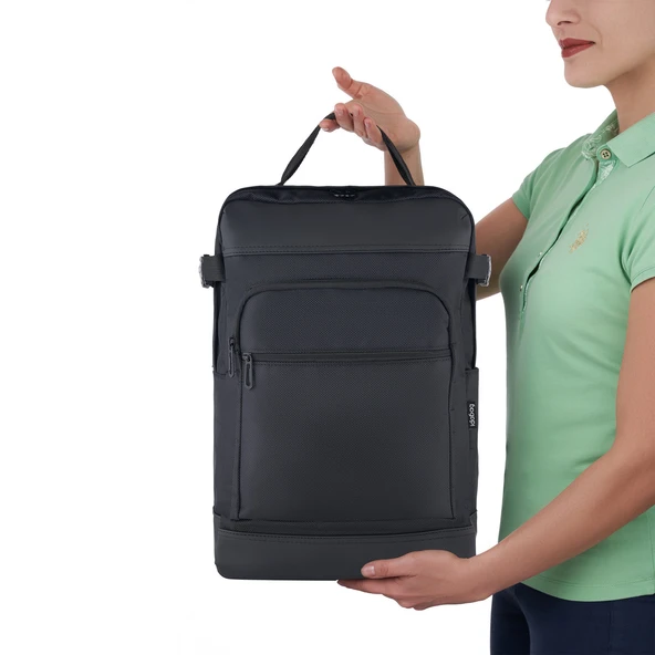 Idabag Backpack Elegance Sırt Çantası Siyah - Resim 9