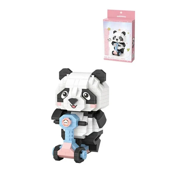 Loz Panda Scooter 320 Parça Block Oyuncak ürün görseli 1