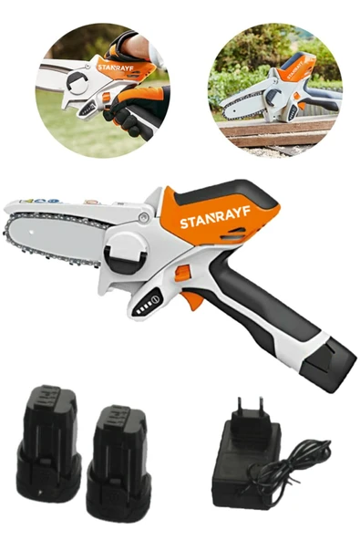 stanrayf Germany Technology Yeni Nesil 58v6amp Li-on Batarya Akülü Dal Budama Testere Bıçkı Makinası ürün görseli 1