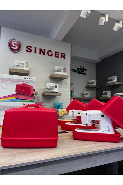 SİNGER Singer 622 Dikiş Makinası Çantası Kırmızı ürün görseli 1