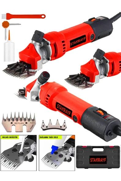 Hilta Power Alman 6700w Çift Çelik Şanzıman Bakır Sargı Tam Profesyonel Devir Ayarlı Koyun Keçi Kırkma Makinesi ürün görseli 1