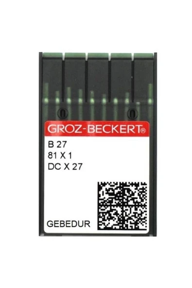 akyüz makine Overlok Dikiş İğnesi / DCX27(B27) GEBEDUR 14/90 100ADET ürün görseli 1