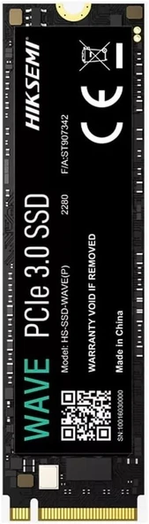 Hiksemi Wave (P) 1tb 2500mb/s - 2450mb/s Pcı-e 3.0 Nvme M.2 2280 SSD ürün görseli 1