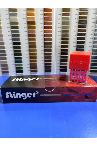 Stinger DÜZ DİKİŞ İĞNESİ SANAYİ TİPİ DİKİŞ MAKİNASINA UYGUN KALIN DİPLİ (DPX5 . 18/110) ürün görseli 1