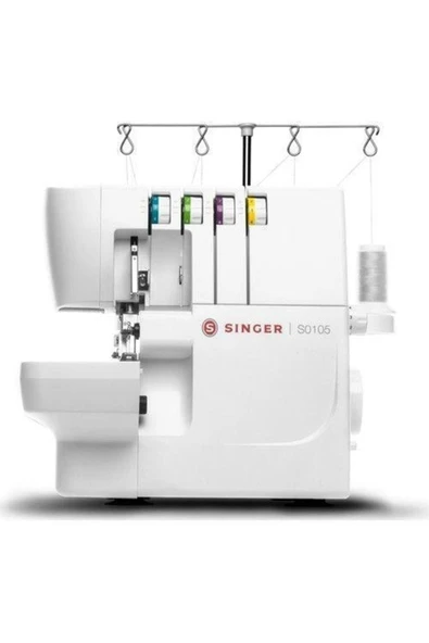 SİNGER S0105 Overlok Makinesi Çok renkli ürün görseli 1