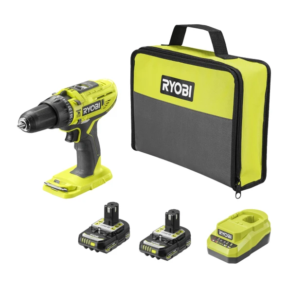 Ryobi R18PD32-2C20SP 18V 2x2.0Ah Çift Akülü Darbeli Matkap - 5133006953 ürün görseli 1