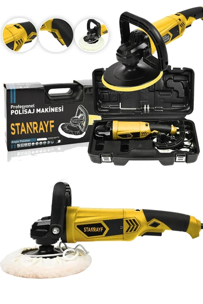 stanrayf Alman 9900 Watt 6 Kademe Devir Ayarlı Bakır Sargılı Polisaj Zımpara Makinasi Pasta Cila Makinesi ürün görseli 1