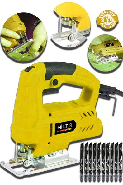stanrayf Alman 7500 W  Sjs Çelik Şanzıman 6 Kademe Devirli  Dekupaj Testere Makinesi 5 Adet Uç Hediyeli ürün görseli 1